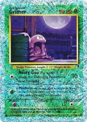Grimer [Reverse Holo], English Pokemon card