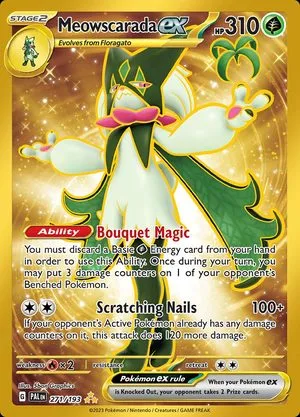 Meowscarada ex, English Pokemon card
