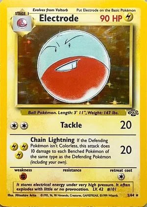 Electrode, English Pokemon card