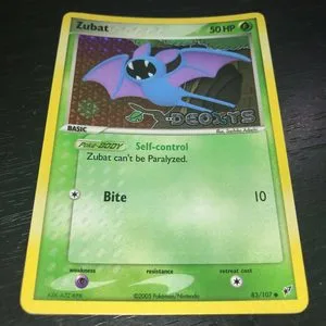 Zubat [Reverse Holo], English Pokemon card