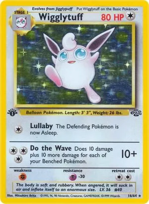 Wigglytuff [1st Edition], English Pokemon card