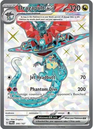 Dragapult ex, English Pokemon card