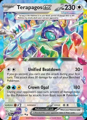 Terapagos ex, English Pokemon card