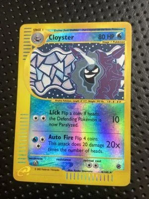 Cloyster [Reverse Holo], English Pokemon card