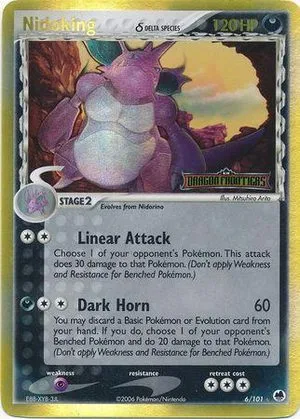 Nidoking [Reverse Holo], English Pokemon card