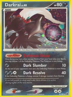 Darkrai, English Pokemon card