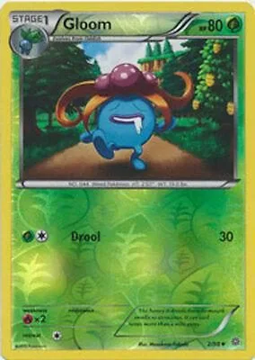 Gloom [Reverse Holo], English Pokemon card