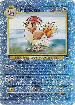 Pidgeotto [Reverse Holo], English Pokemon card