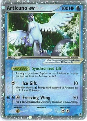 Articuno EX, English Pokemon card