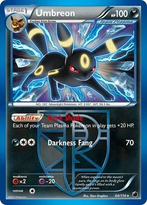 Umbreon, English Pokemon card