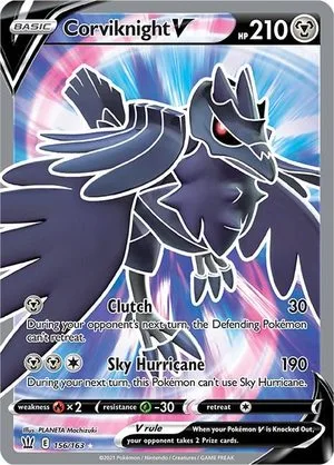 Corviknight V, English Pokemon card