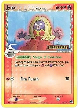 Jynx [Reverse Holo], English Pokemon card