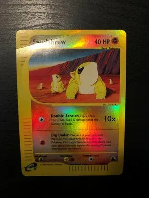 Sandshrew [Reverse Holo], English Pokemon card
