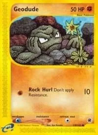 Geodude, English Pokemon card