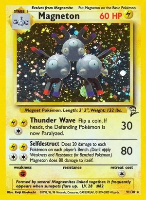 Magneton, English Pokemon card
