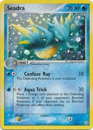 Seadra [Reverse Holo], English Pokemon card