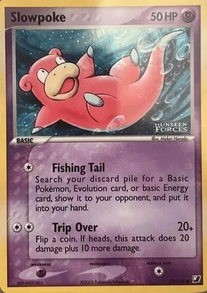 Slowpoke [Reverse Holo], English Pokemon card