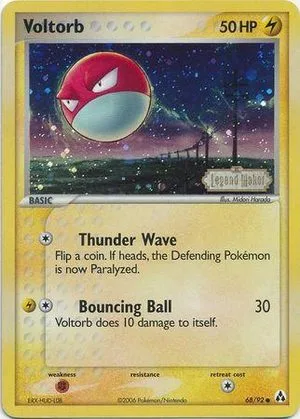 Voltorb [Reverse Holo], English Pokemon card