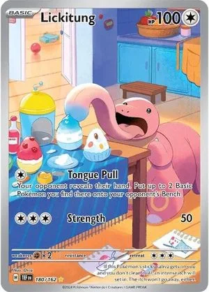 Lickitung, English Pokemon card