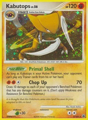 Kabutops, English Pokemon card