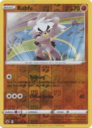 Kubfu [Reverse Holo], English Pokemon card