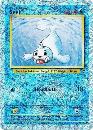 Seel [Reverse Holo], English Pokemon card