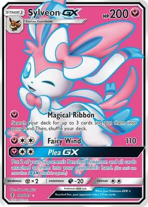 Sylveon GX, English Pokemon card
