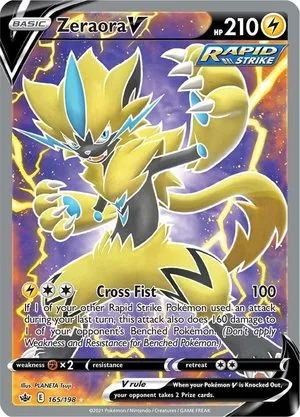Zeraora V, English Pokemon card