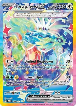 Terapagos ex, English Pokemon card