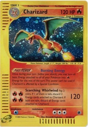 Charizard, English Pokemon card
