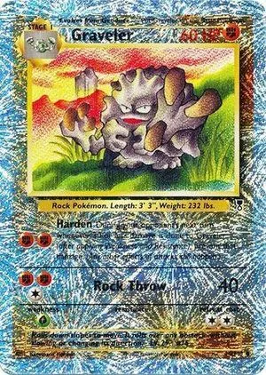 Graveler [Reverse Holo], English Pokemon card