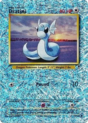 Dratini [Reverse Holo], English Pokemon card