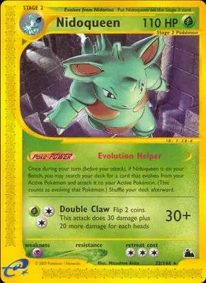 Nidoqueen, Japanese Pokemon card
