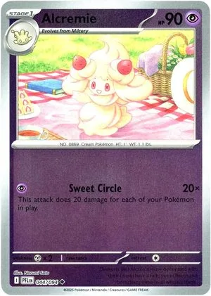 Alcremie [Reverse Holo], English Pokemon card