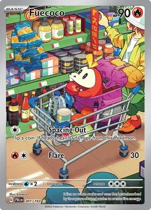 Fuecoco, English Pokemon card