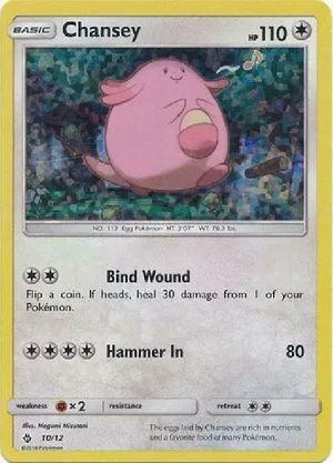 Chansey, English Pokemon card