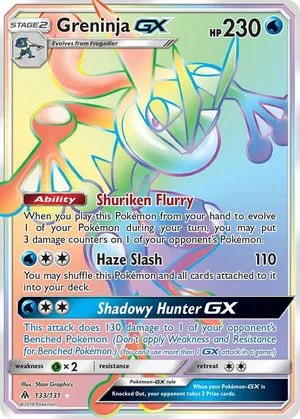 Greninja-GX, English Pokemon card
