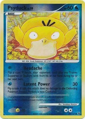 Psyduck [Reverse Holo], English Pokemon card