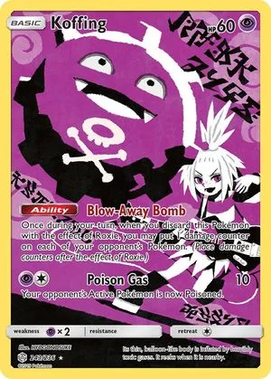 Koffing, English Pokemon card