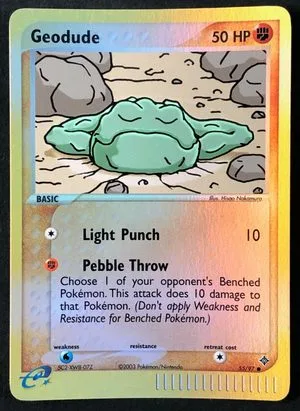 Geodude [Reverse Holo], English Pokemon card