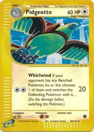 Pidgeotto [Reverse Holo], English Pokemon card