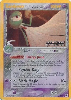 Gardevoir [Reverse Holo], English Pokemon card
