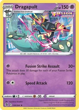 Dragapult [Holo], English Pokemon card