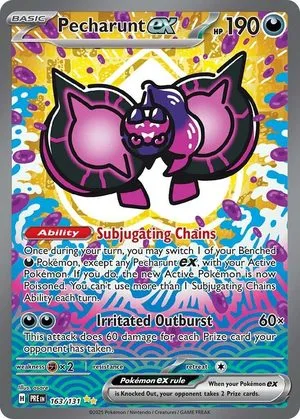 Pecharunt ex, English Pokemon card