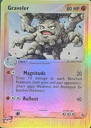 Graveler [Reverse Holo], English Pokemon card