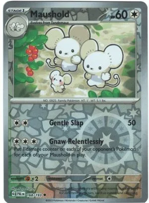 Maushold [Reverse Holo], English Pokemon card