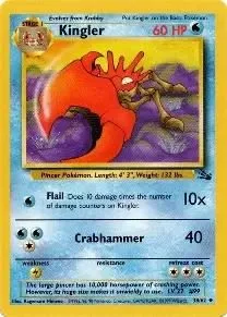 Kingler [1999-2000], English Pokemon card