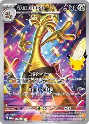 Gholdengo, English Pokemon card