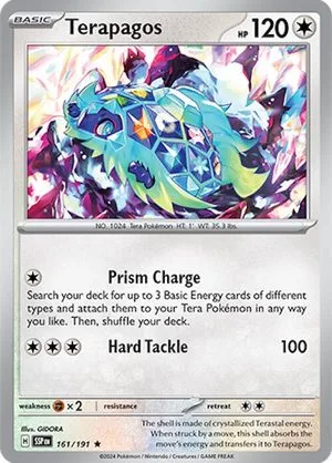 Terapagos, English Pokemon card