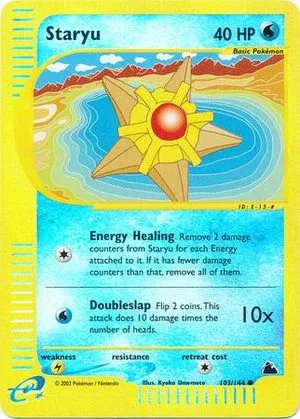 Staryu [Reverse Holo], English Pokemon card
